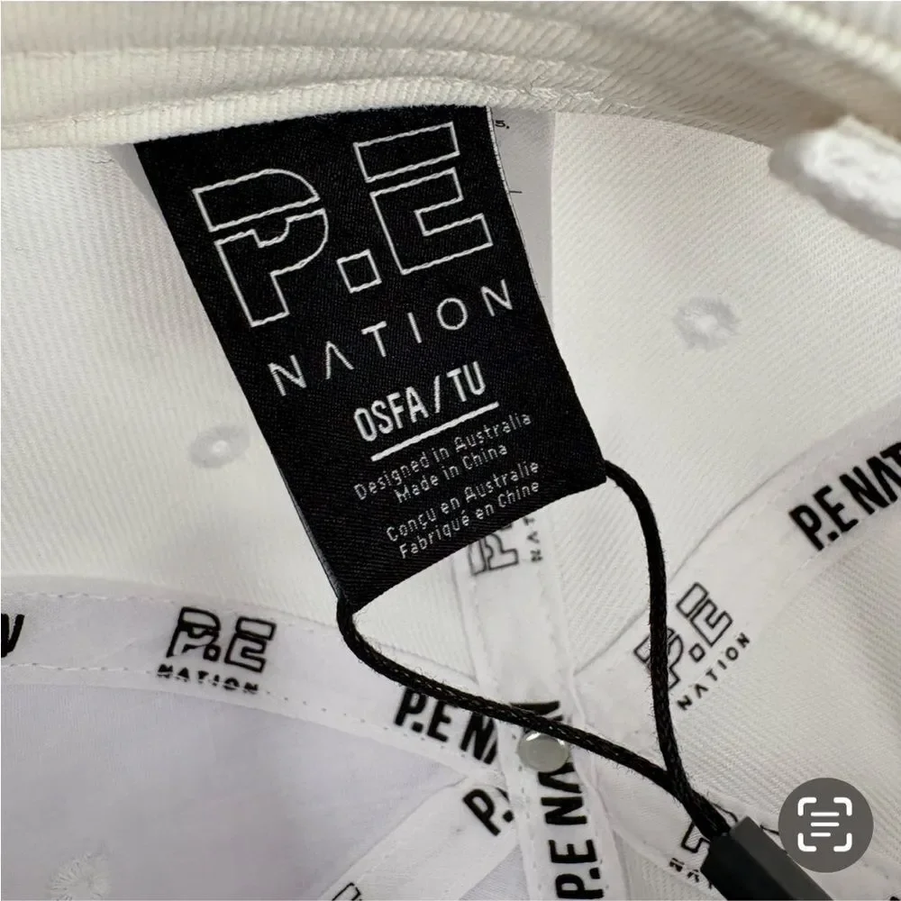 P.E Nation Stronger Cap in White Women’s Size OS NWT
